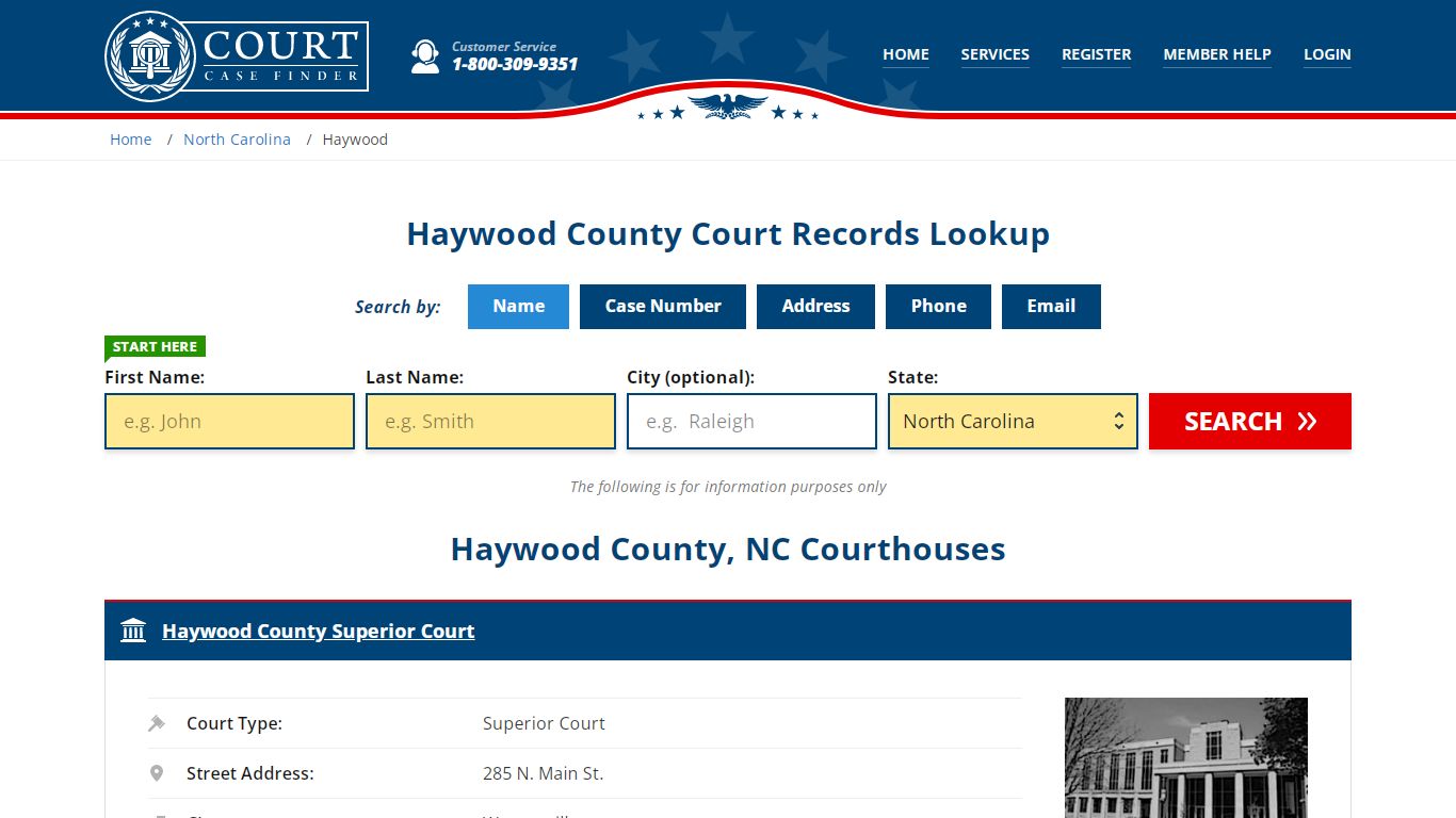 Haywood County Court Records | NC Case Lookup